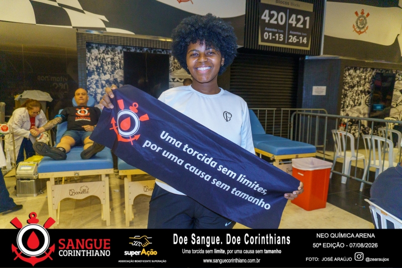 50º Edição - Campanha Sangue Corinthiano - Neo Quimíca Arena - 07 de Agosto 2026