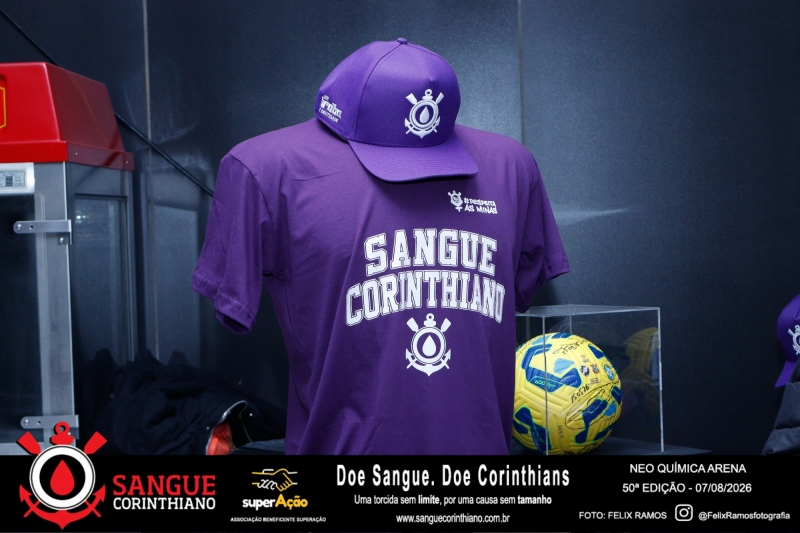 50º Edição - Campanha Sangue Corinthiano - Neo Quimíca Arena - 07 de Agosto 2026