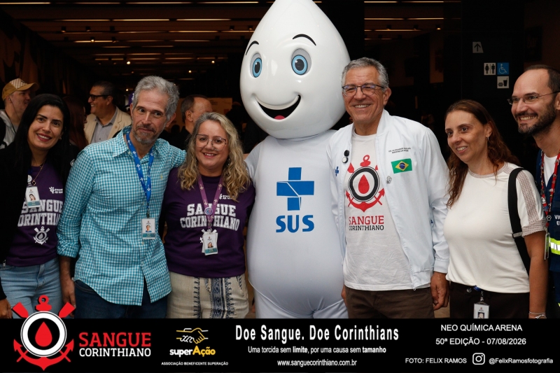 50º Edição - Campanha Sangue Corinthiano - Neo Quimíca Arena - 07 de Agosto 2026