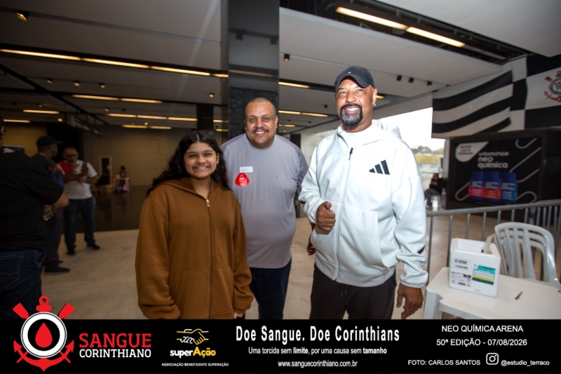 50º Edição - Campanha Sangue Corinthiano - Neo Quimíca Arena - 07 de Agosto 2026