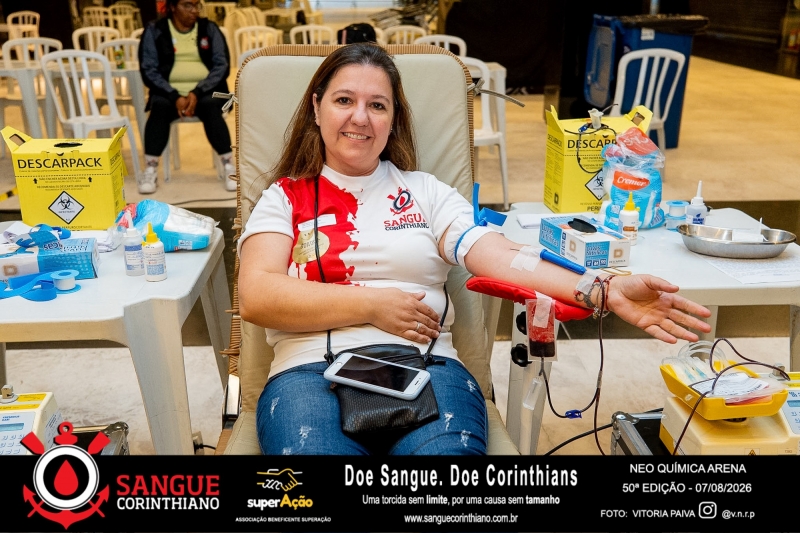 50º Edição - Campanha Sangue Corinthiano - Neo Quimíca Arena - 07 de Agosto 2026
