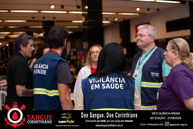 50º Edição - Campanha Sangue Corinthiano - Neo Quimíca Arena - 07 de Agosto 2026
