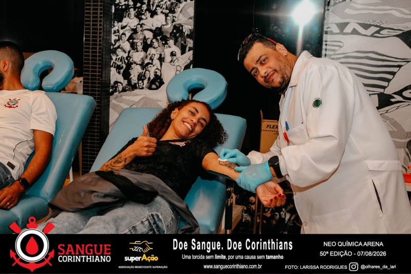 50º Edição - Campanha Sangue Corinthiano - Neo Quimíca Arena - 07 de Agosto 2026