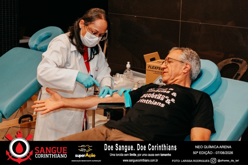 50º Edição - Campanha Sangue Corinthiano - Neo Quimíca Arena - 07 de Agosto 2026