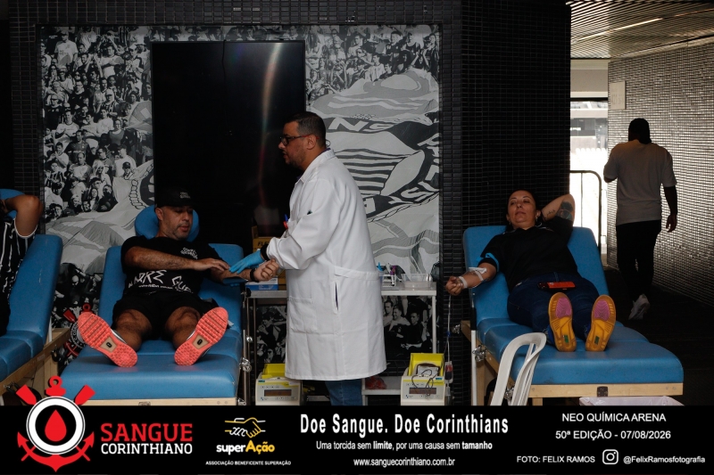 50º Edição - Campanha Sangue Corinthiano - Neo Quimíca Arena - 07 de Agosto 2026