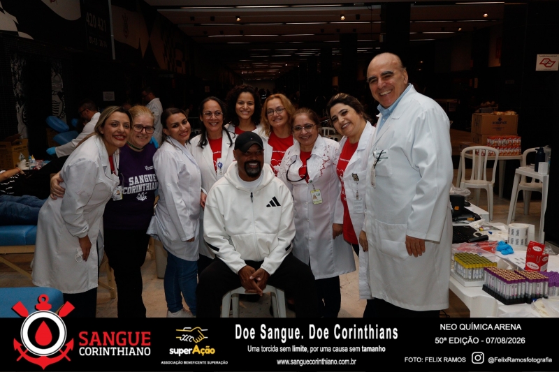 50º Edição - Campanha Sangue Corinthiano - Neo Quimíca Arena - 07 de Agosto 2026