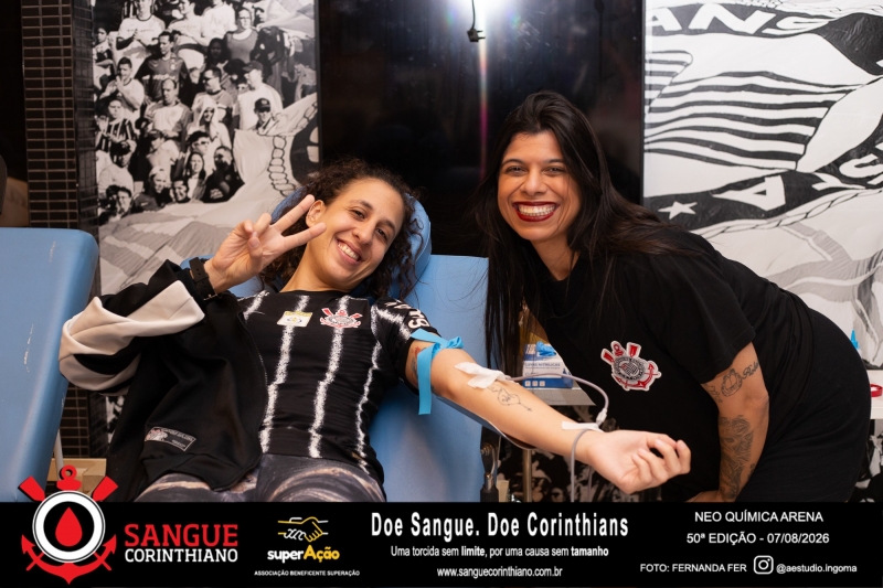 50º Edição - Campanha Sangue Corinthiano - Neo Quimíca Arena - 07 de Agosto 2026