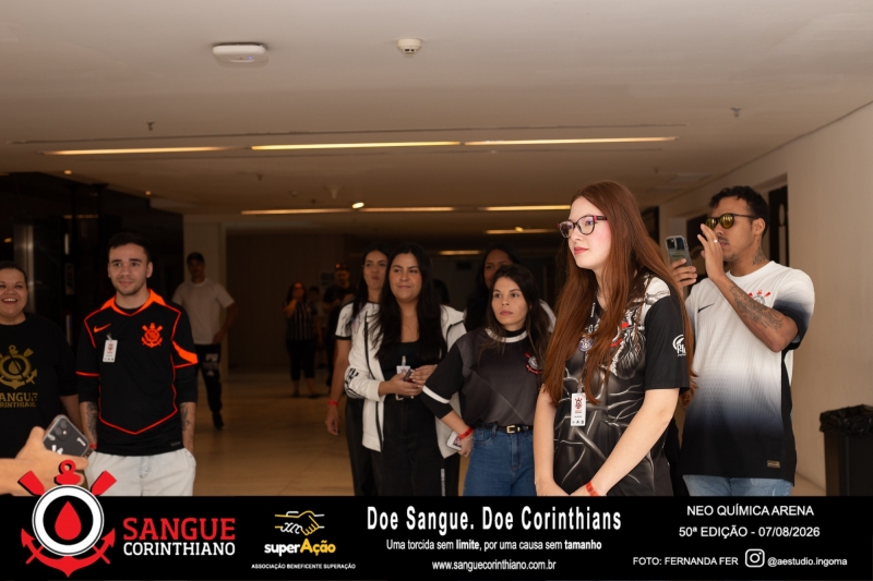 50º Edição - Campanha Sangue Corinthiano - Neo Quimíca Arena - 07 de Agosto 2026