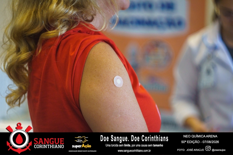 50º Edição - Campanha Sangue Corinthiano - Neo Quimíca Arena - 07 de Agosto 2026