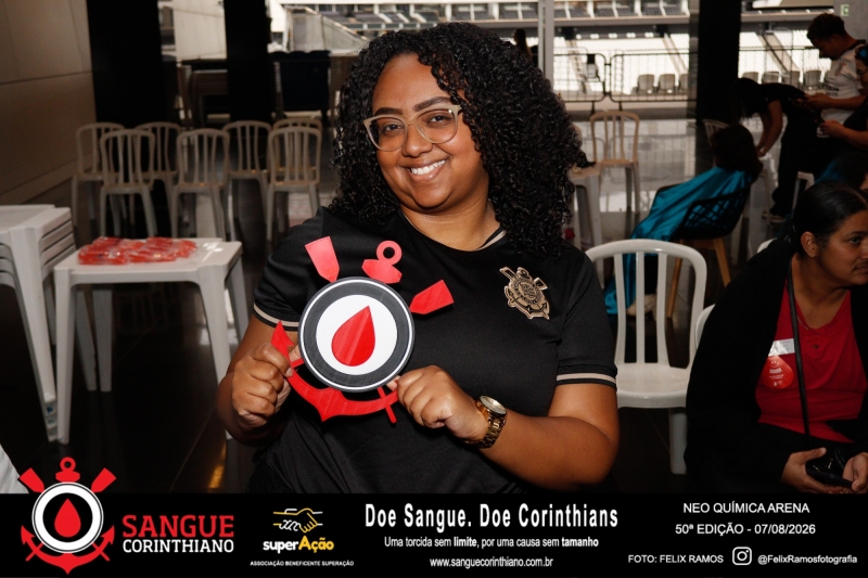 50º Edição - Campanha Sangue Corinthiano - Neo Quimíca Arena - 07 de Agosto 2026