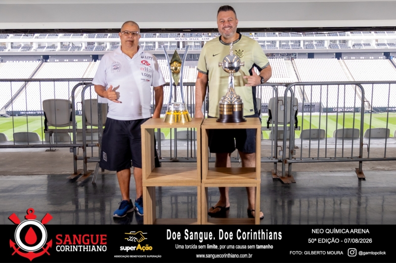 50º Edição - Campanha Sangue Corinthiano - Neo Quimíca Arena - 07 de Agosto 2026