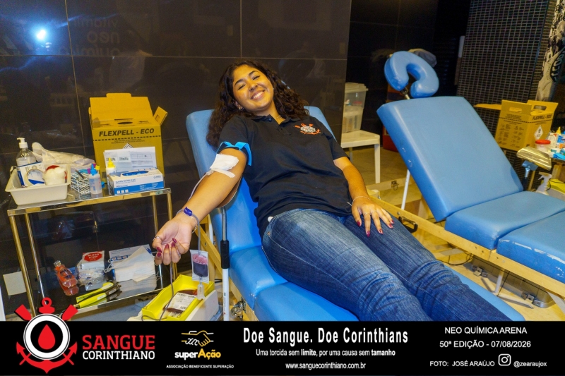 50º Edição - Campanha Sangue Corinthiano - Neo Quimíca Arena - 07 de Agosto 2026