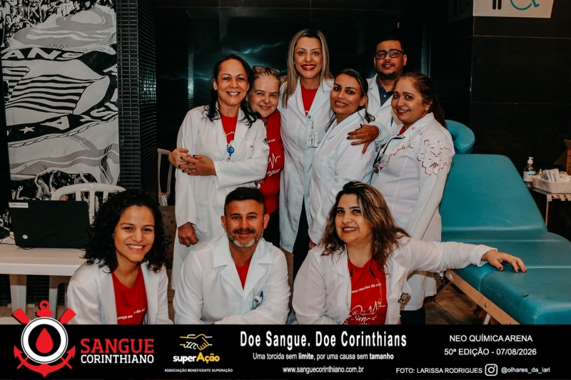 50º Edição - Campanha Sangue Corinthiano - Neo Quimíca Arena - 07 de Agosto 2026