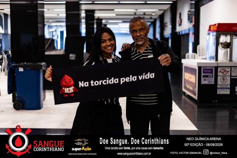 50º Edição - Campanha Sangue Corinthiano - Neo Quimíca Arena - 07 de Agosto 2026