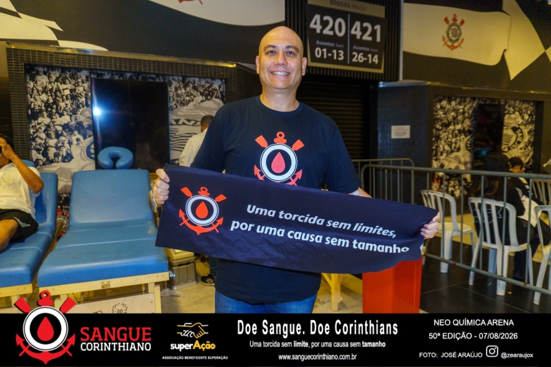 50º Edição - Campanha Sangue Corinthiano - Neo Quimíca Arena - 07 de Agosto 2026