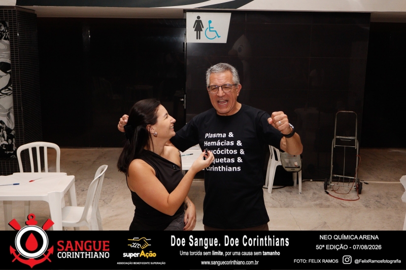 50º Edição - Campanha Sangue Corinthiano - Neo Quimíca Arena - 07 de Agosto 2026