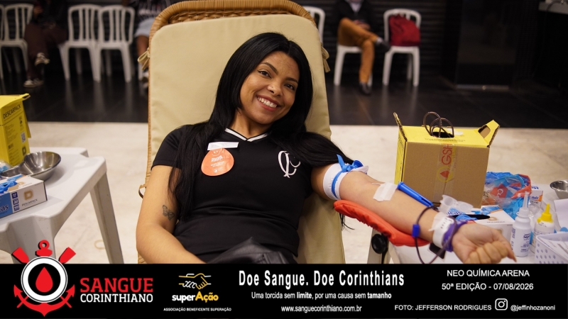 50º Edição - Campanha Sangue Corinthiano - Neo Quimíca Arena - 07 de Agosto 2026