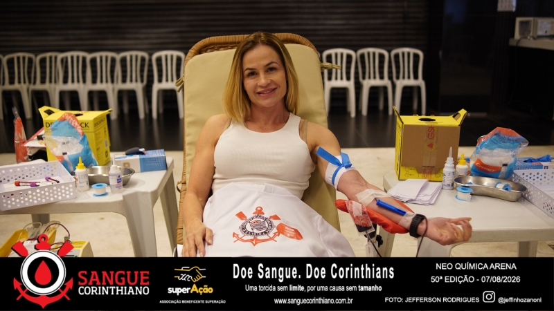 50º Edição - Campanha Sangue Corinthiano - Neo Quimíca Arena - 07 de Agosto 2026