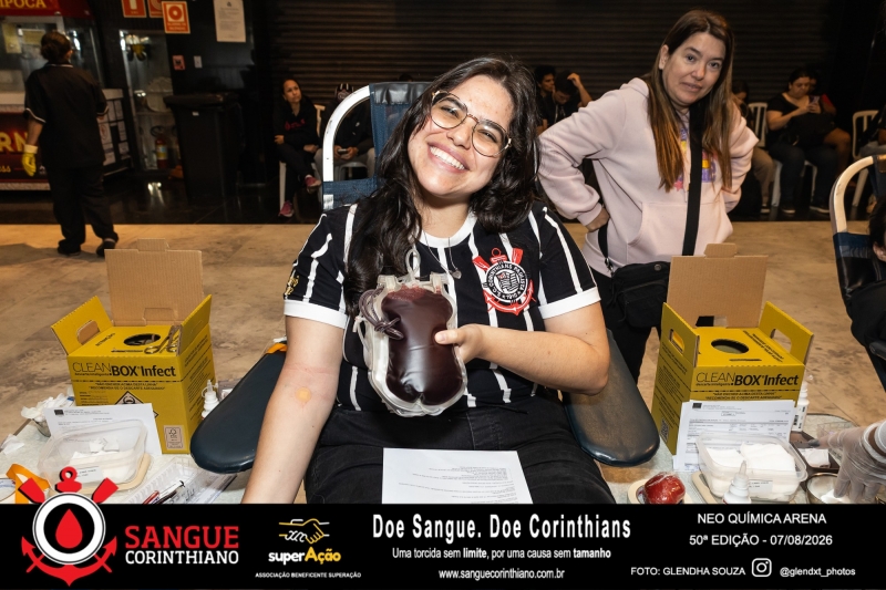 50º Edição - Campanha Sangue Corinthiano - Neo Quimíca Arena - 07 de Agosto 2026