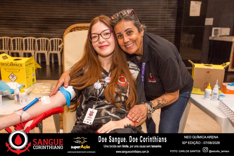 50º Edição - Campanha Sangue Corinthiano - Neo Quimíca Arena - 07 de Agosto 2026