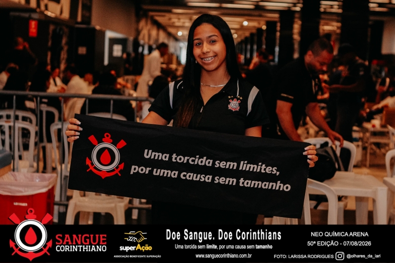 50º Edição - Campanha Sangue Corinthiano - Neo Quimíca Arena - 07 de Agosto 2026