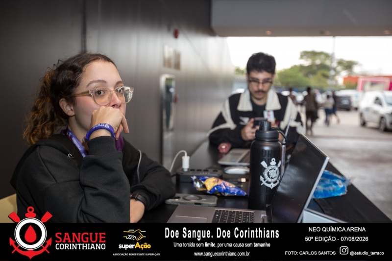 50º Edição - Campanha Sangue Corinthiano - Neo Quimíca Arena - 07 de Agosto 2026