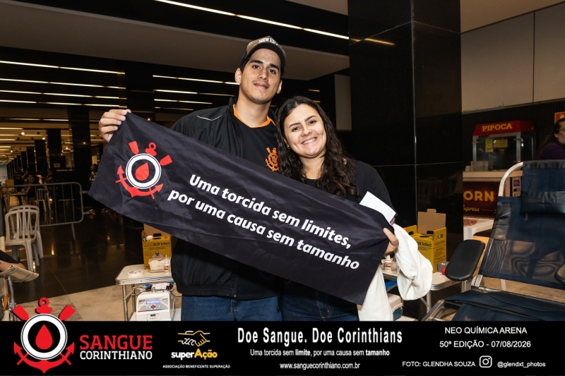 50º Edição - Campanha Sangue Corinthiano - Neo Quimíca Arena - 07 de Agosto 2026