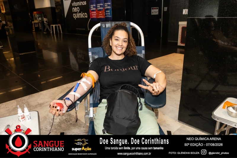 50º Edição - Campanha Sangue Corinthiano - Neo Quimíca Arena - 07 de Agosto 2026
