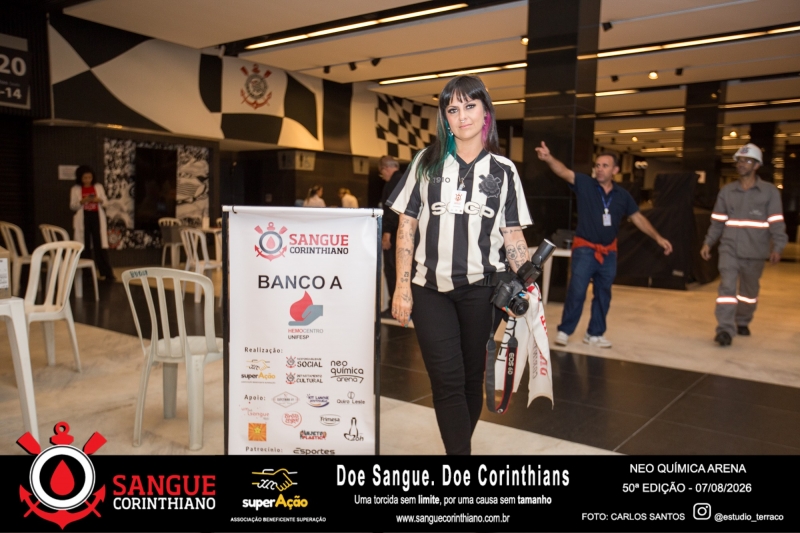 50º Edição - Campanha Sangue Corinthiano - Neo Quimíca Arena - 07 de Agosto 2026