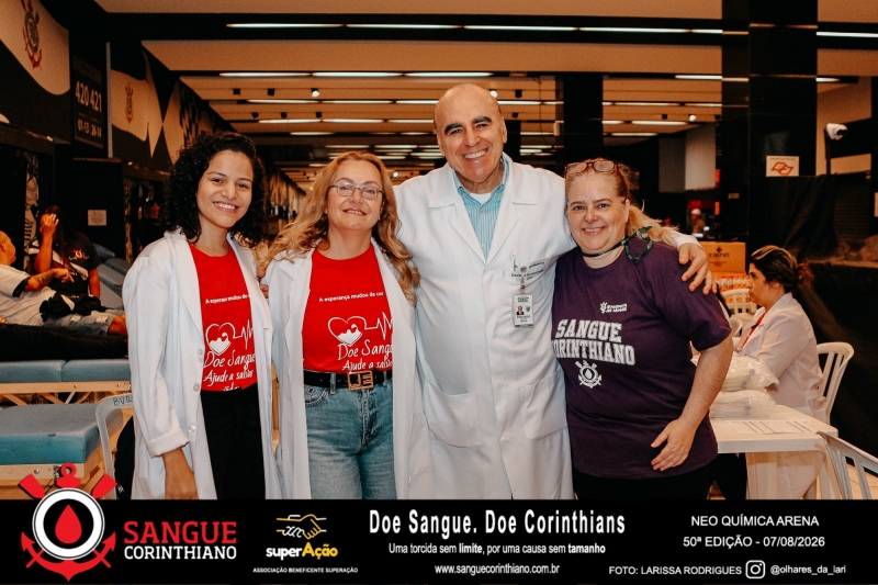 50º Edição - Campanha Sangue Corinthiano - Neo Quimíca Arena - 07 de Agosto 2026