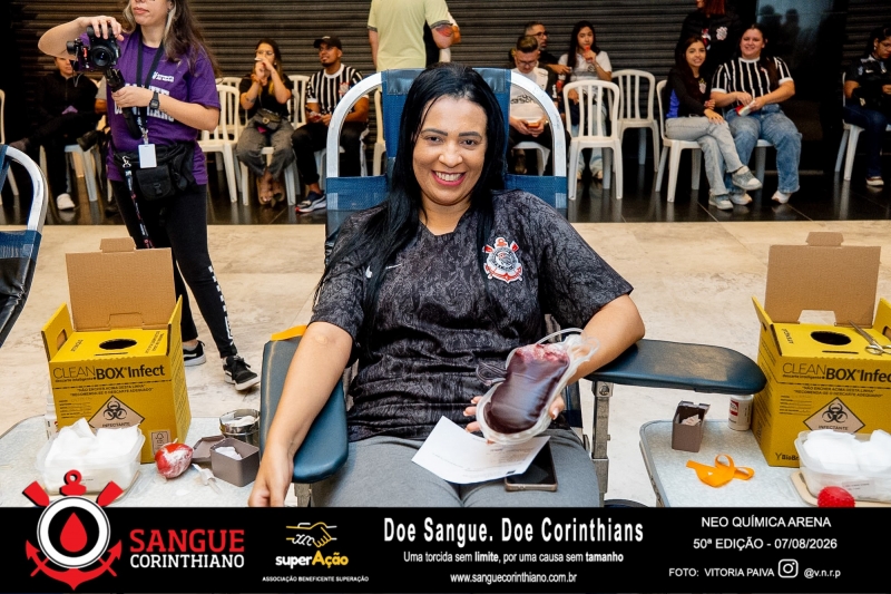 50º Edição - Campanha Sangue Corinthiano - Neo Quimíca Arena - 07 de Agosto 2026