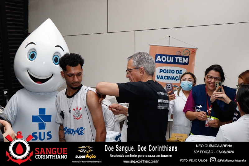 50º Edição - Campanha Sangue Corinthiano - Neo Quimíca Arena - 07 de Agosto 2026
