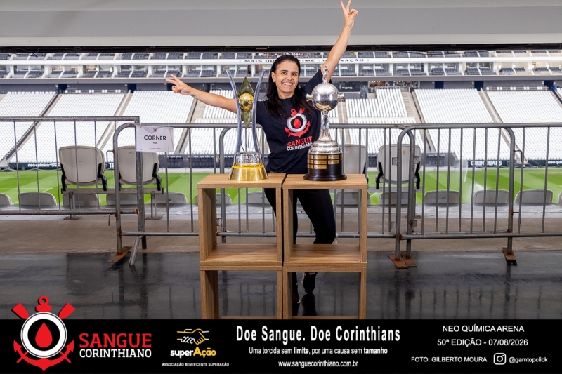 50º Edição - Campanha Sangue Corinthiano - Neo Quimíca Arena - 07 de Agosto 2026