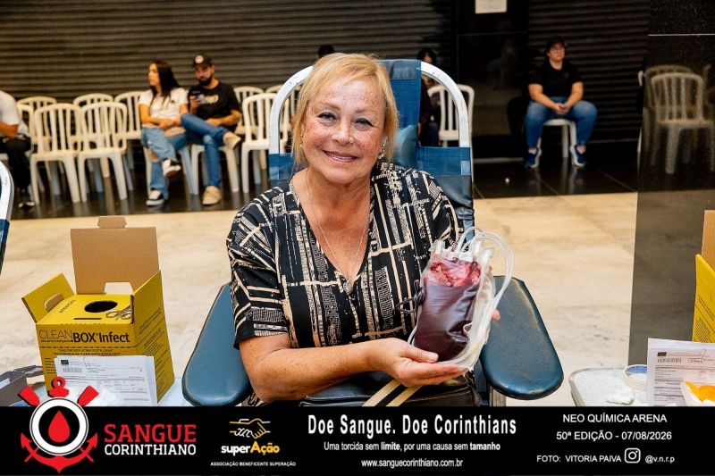 50º Edição - Campanha Sangue Corinthiano - Neo Quimíca Arena - 07 de Agosto 2026