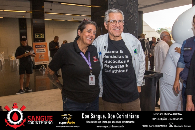 50º Edição - Campanha Sangue Corinthiano - Neo Quimíca Arena - 07 de Agosto 2026