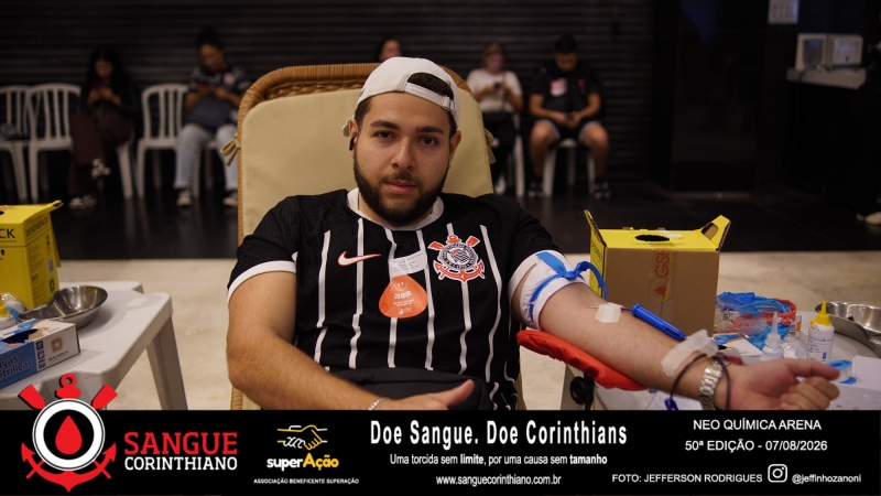 50º Edição - Campanha Sangue Corinthiano - Neo Quimíca Arena - 07 de Agosto 2026