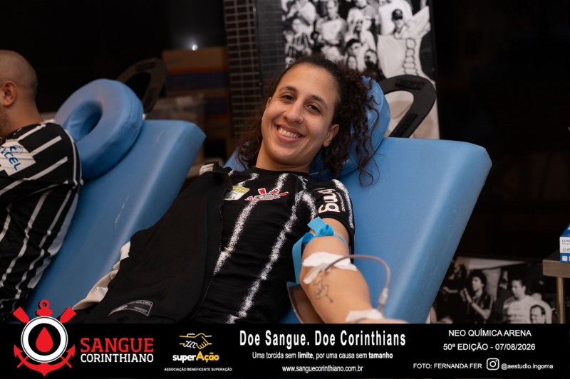 50º Edição - Campanha Sangue Corinthiano - Neo Quimíca Arena - 07 de Agosto 2026