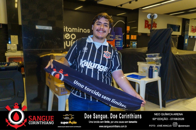 50º Edição - Campanha Sangue Corinthiano - Neo Quimíca Arena - 07 de Agosto 2026