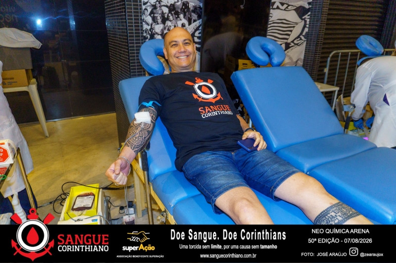 50º Edição - Campanha Sangue Corinthiano - Neo Quimíca Arena - 07 de Agosto 2026