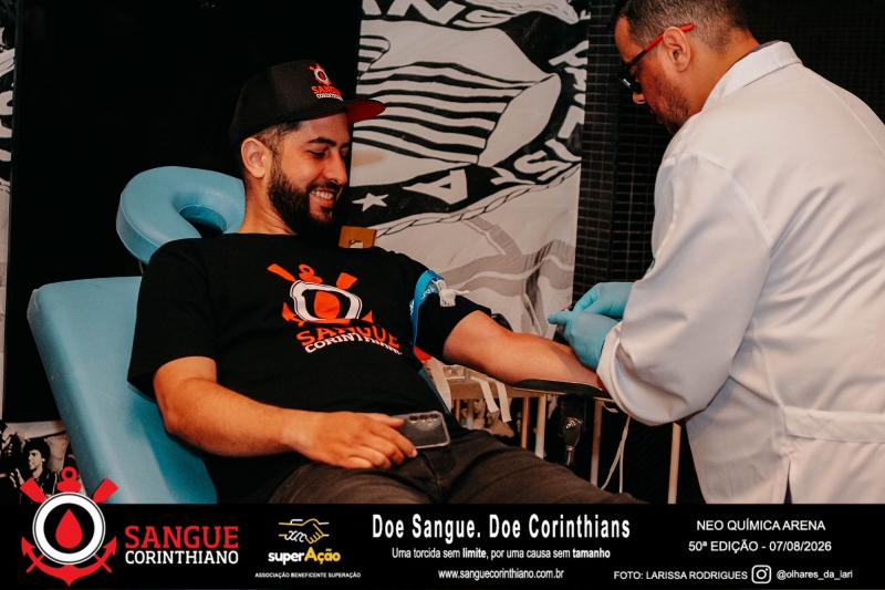 50º Edição - Campanha Sangue Corinthiano - Neo Quimíca Arena - 07 de Agosto 2026