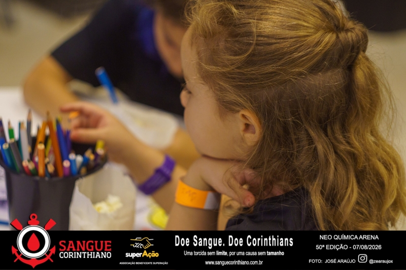 50º Edição - Campanha Sangue Corinthiano - Neo Quimíca Arena - 07 de Agosto 2026