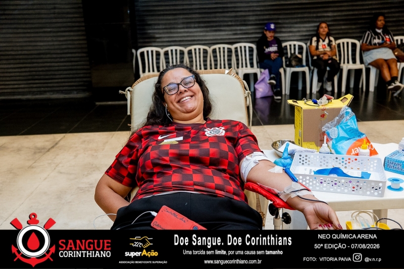 50º Edição - Campanha Sangue Corinthiano - Neo Quimíca Arena - 07 de Agosto 2026