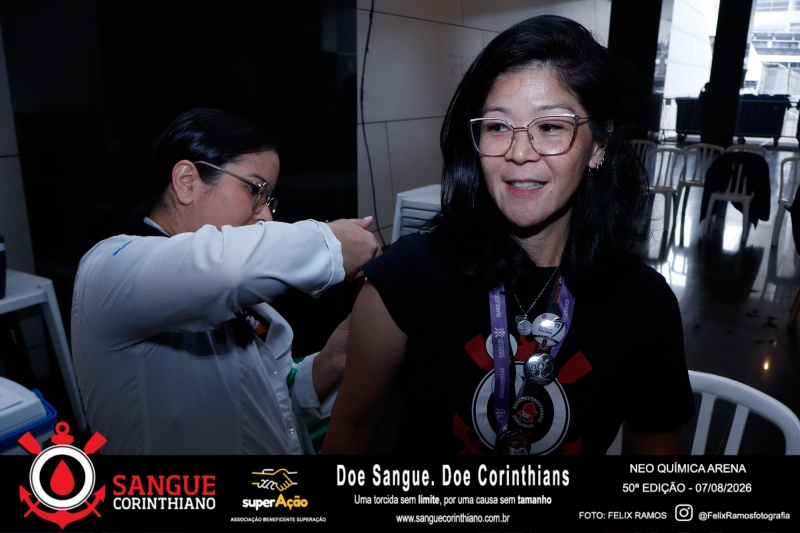 50º Edição - Campanha Sangue Corinthiano - Neo Quimíca Arena - 07 de Agosto 2026