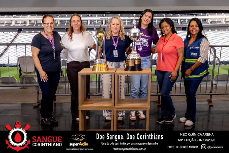 50º Edição - Campanha Sangue Corinthiano - Neo Quimíca Arena - 07 de Agosto 2026