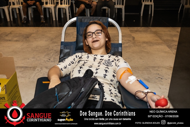 50º Edição - Campanha Sangue Corinthiano - Neo Quimíca Arena - 07 de Agosto 2026