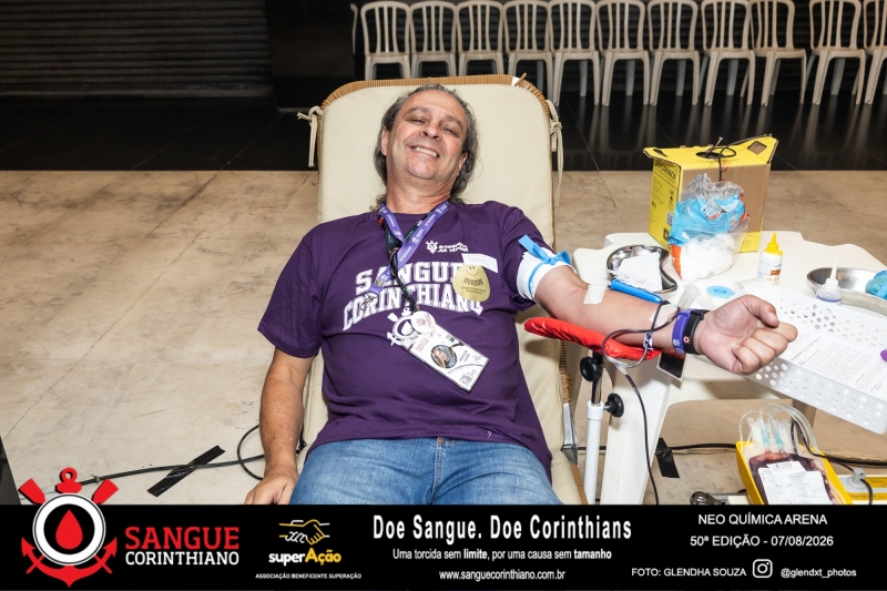 50º Edição - Campanha Sangue Corinthiano - Neo Quimíca Arena - 07 de Agosto 2026