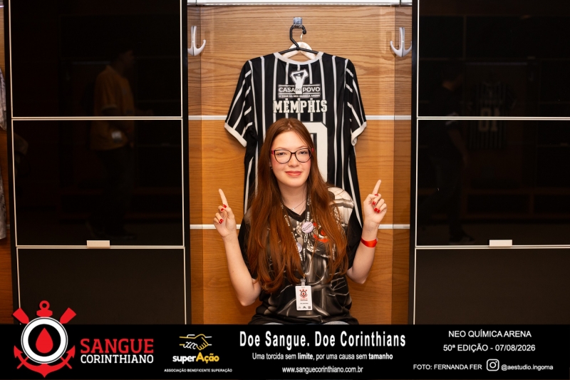 50º Edição - Campanha Sangue Corinthiano - Neo Quimíca Arena - 07 de Agosto 2026