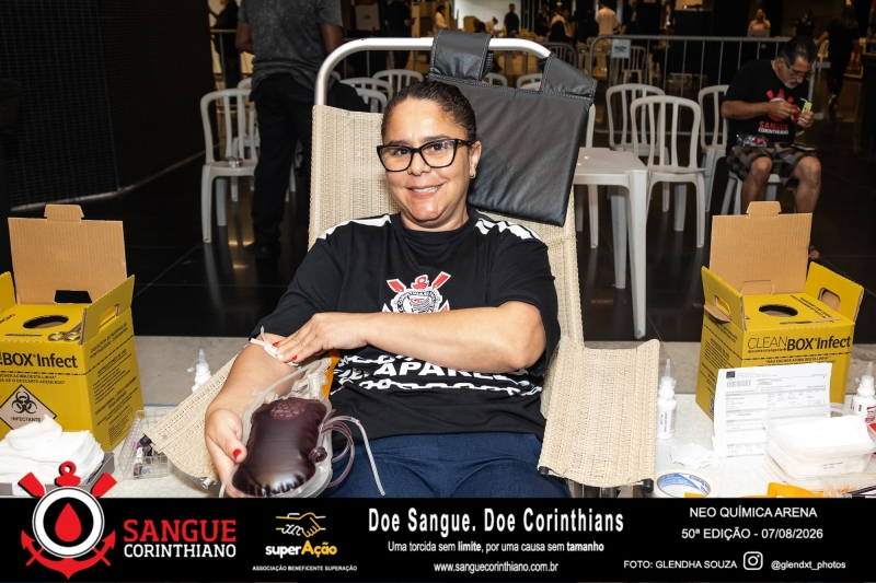 50º Edição - Campanha Sangue Corinthiano - Neo Quimíca Arena - 07 de Agosto 2026