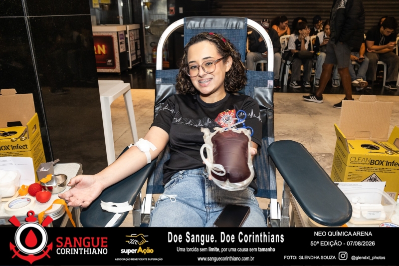 50º Edição - Campanha Sangue Corinthiano - Neo Quimíca Arena - 07 de Agosto 2026