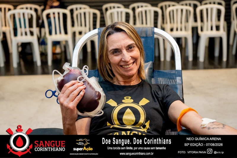 50º Edição - Campanha Sangue Corinthiano - Neo Quimíca Arena - 07 de Agosto 2026